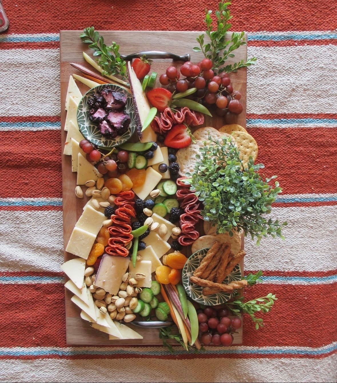 Hand-built charcuterie board