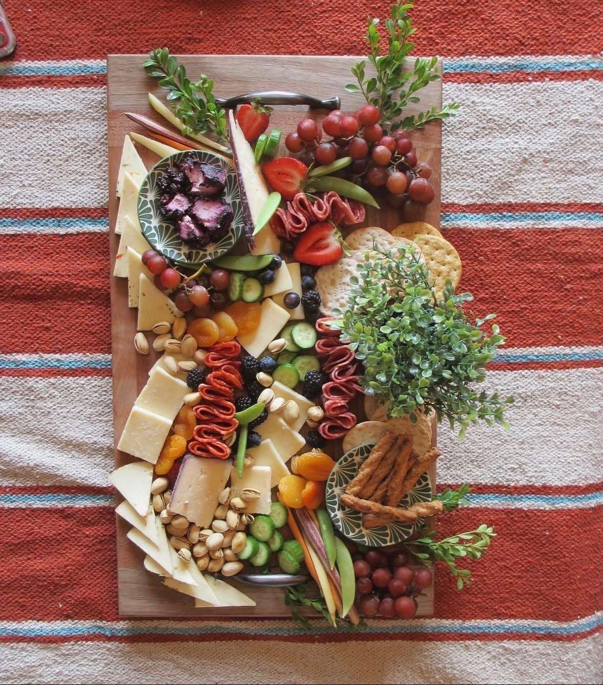 Hand-built charcuterie board
